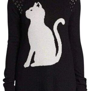 Keri Intarsia Studded Cashmere Blend Pullover